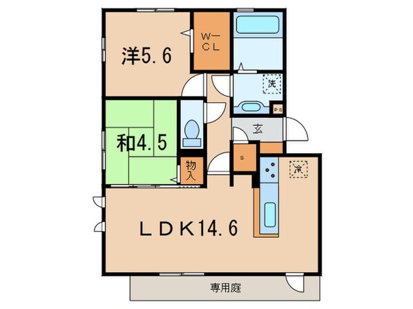 クレスタの物件間取画像